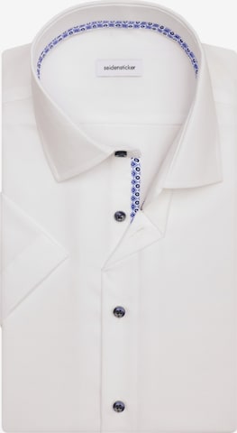 Coupe regular Chemise business SEIDENSTICKER en blanc : devant