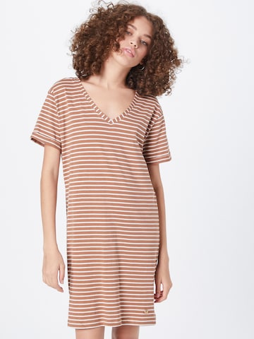 Stitch and Soul Dress in Brown: front