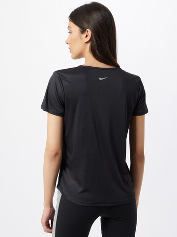 NIKE Performance shirt 'SWOOSH' in Black