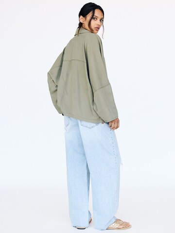 Veste mi-saison Pull&Bear en vert