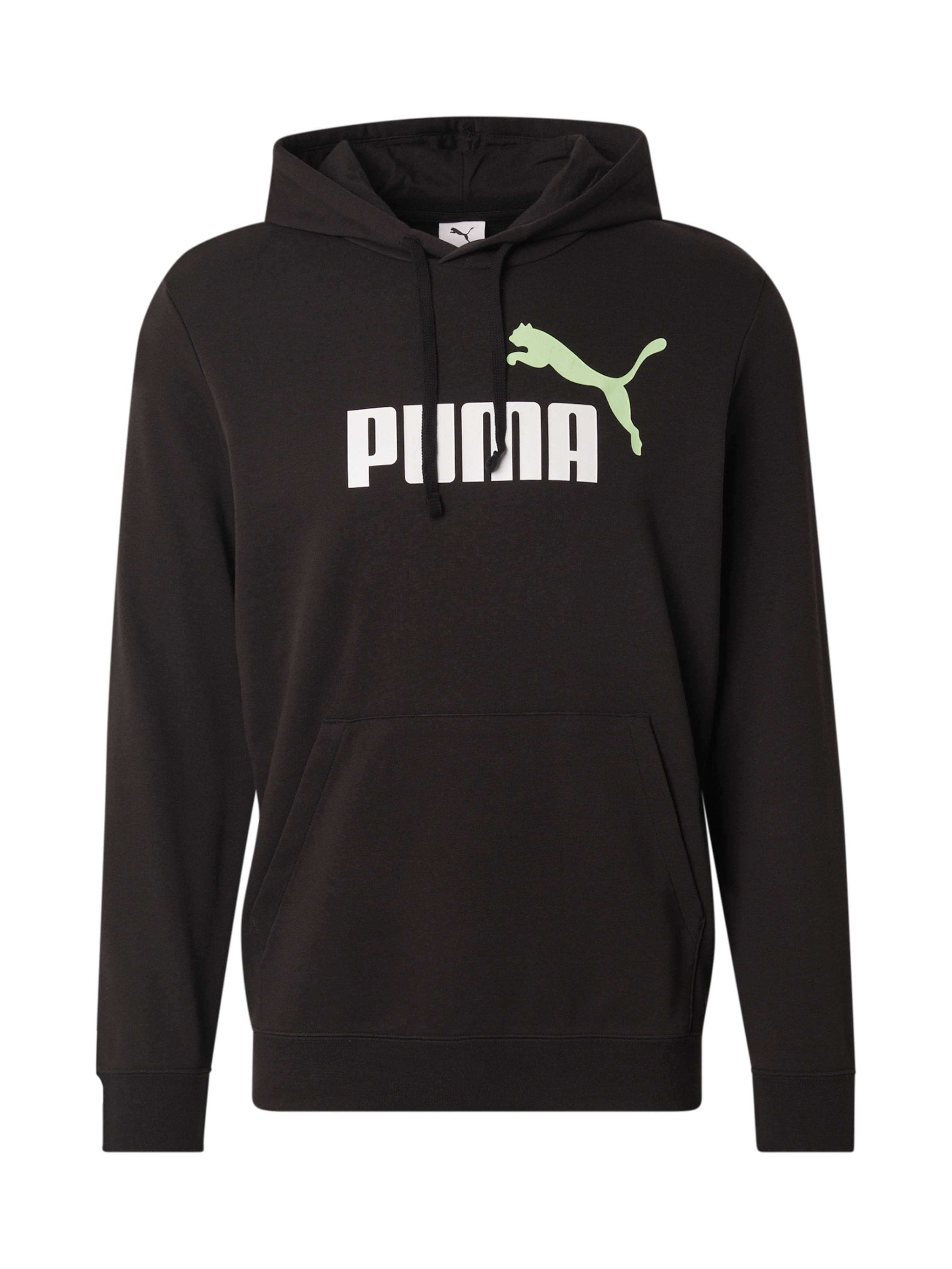 PUMA - Sweatshirt de desporto 'Ess 2 No. 1' em preto: frente