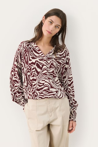 Part Two Blouse 'Tennie' in Brown: front