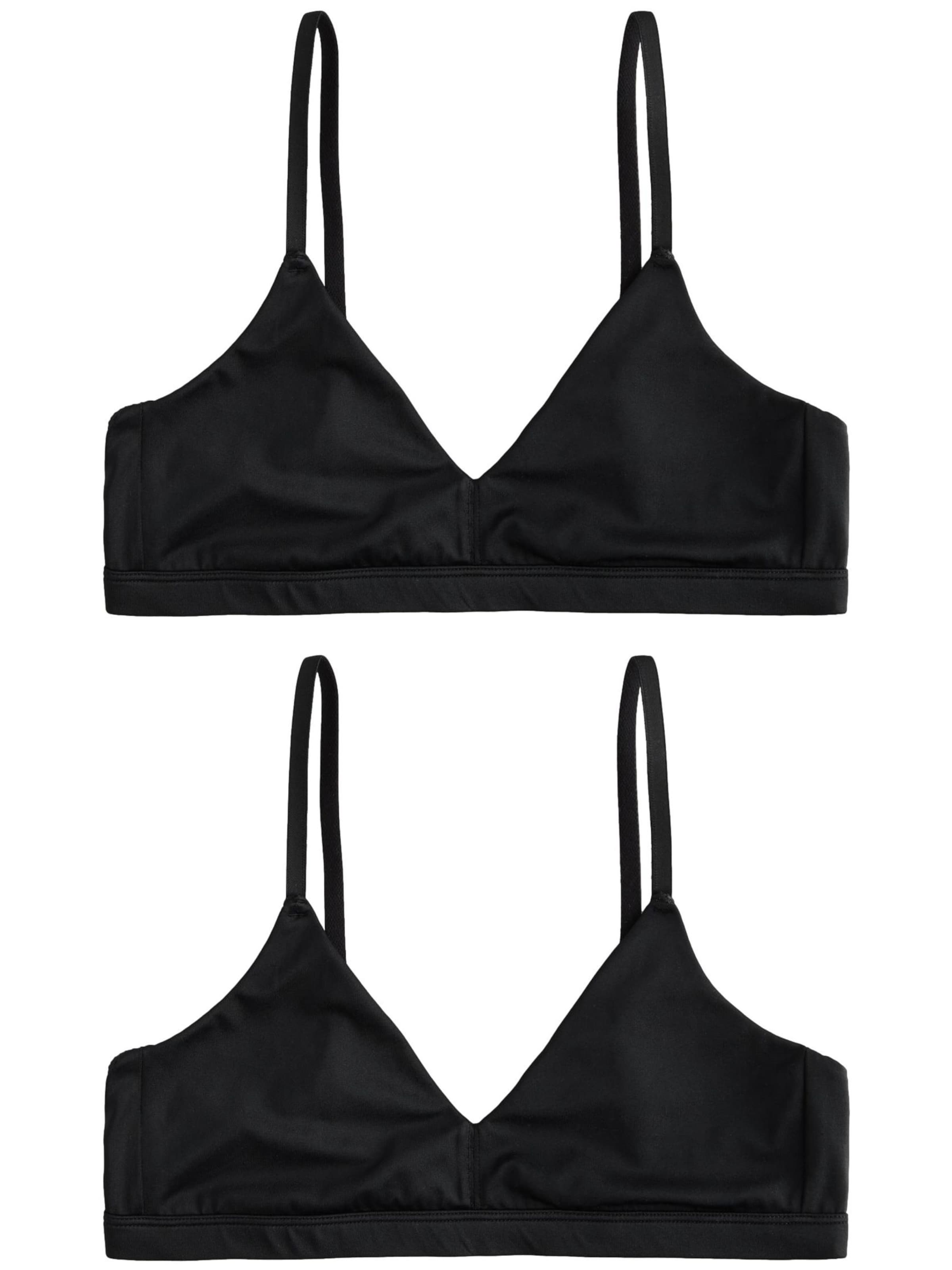 Next Треугольник Бюстгальтер в Черный: спереди