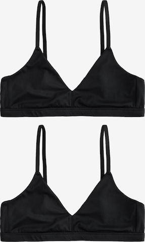 juoda Next Trikampė Liemenėlė: priekis