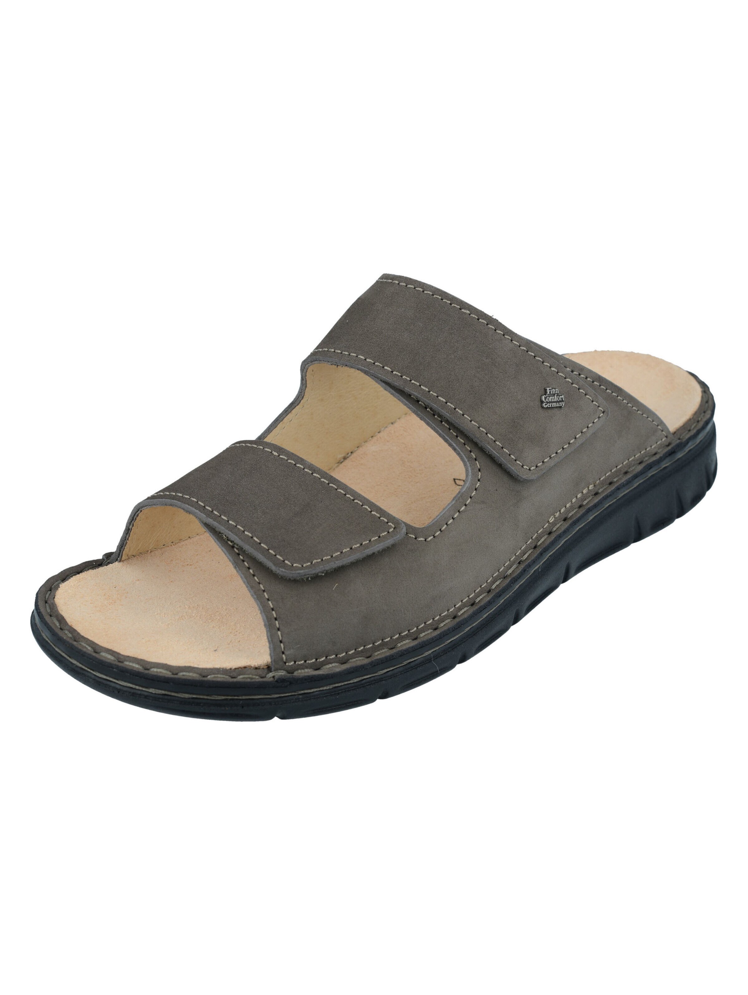 Finn Comfort Mules 'Rab' in Grey: front