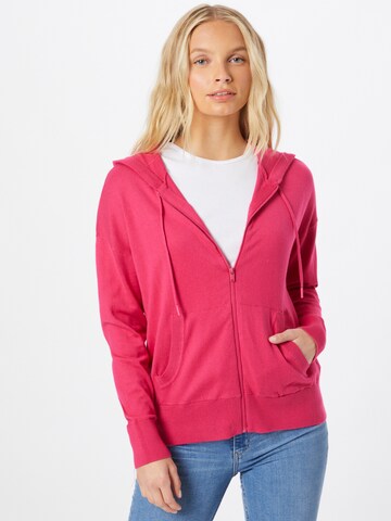 ESPRIT Knit cardigan in Pink: front