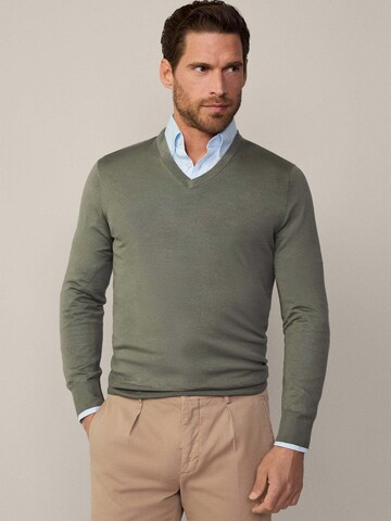 Hackett London Pullover in Grün: Vorderseite