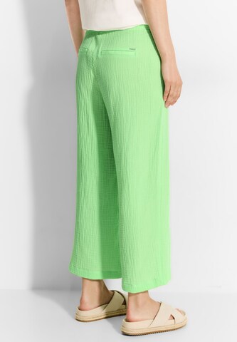 CECIL Wide leg Pants in Green