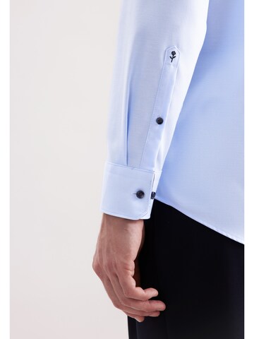 Coupe regular Chemise business SEIDENSTICKER en bleu