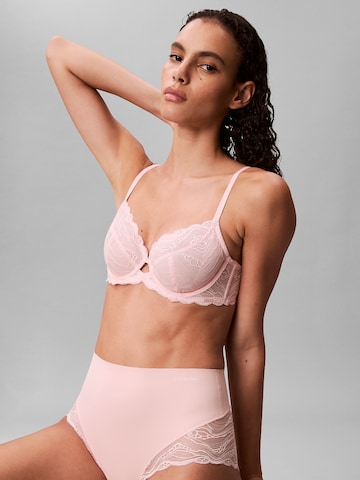 Calvin Klein T-shirt Bra in Pink