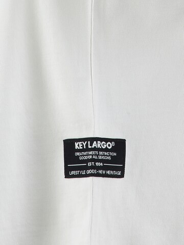 T-Shirt 'KLDolce Vita' Key Largo en blanc