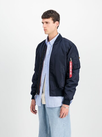 ALPHA INDUSTRIES Between-Season Jacket 'MA-1 VF 59' in Blue