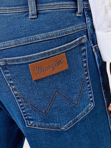WRANGLER regular Jeans 'TEXAS' i blå