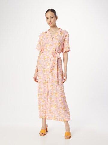 Brava Fabrics Shirt Dress 'Dizzy' in Pink: front