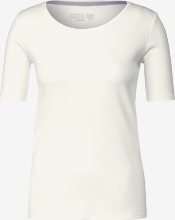 T-shirt 'Lena' CECIL en blanc : devant