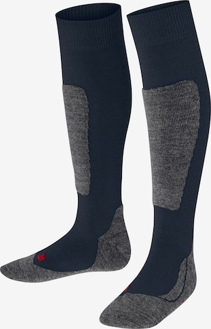 FALKE Socken 'Active Ski' in Blau: Vorderseite
