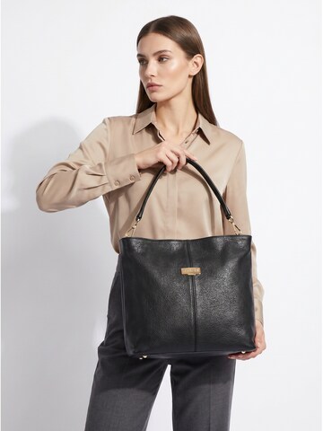 Borsa a mano 'Borsa a Mano Donna Pelle Nera Lucca Made in Italy - 100% Pelle Bovina' di Baldinini Trend in nero