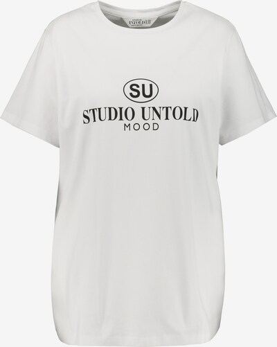 Tricou Studio Untold pe negru / alb, Vizualizare produs