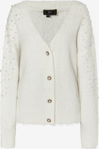 faina Knit cardigan in White: front