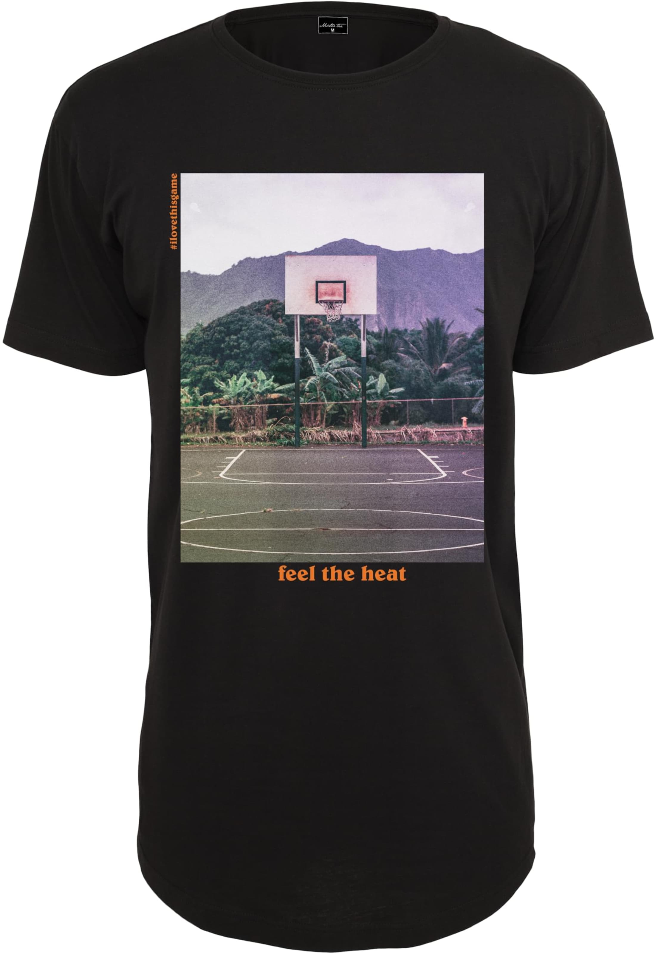 MT Men Shirt 'Feel the Heat' in Black: front