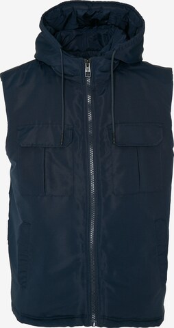 BIG STAR Vest 'Yves' in Blue: front