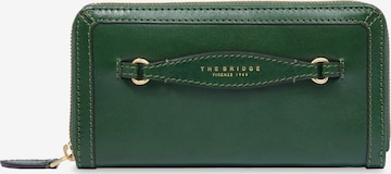 The Bridge Wallet in Green: front