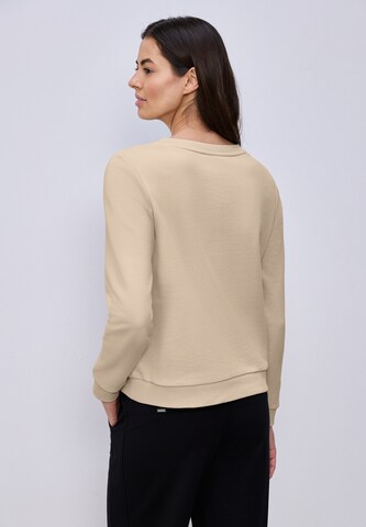 STREET ONE Sweatshirt in Beige