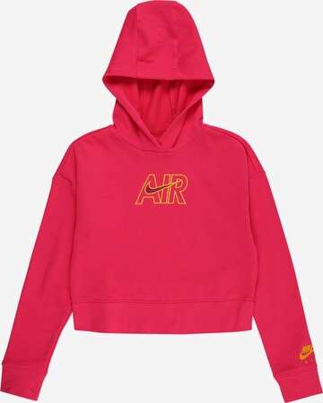 Sweat-shirt Nike Sportswear en rose : devant