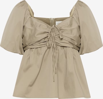 Chemisier 'KBVipse' KAREN BY SIMONSEN en beige : devant
