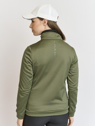 Backtee Zip-Up Hoodie in Green