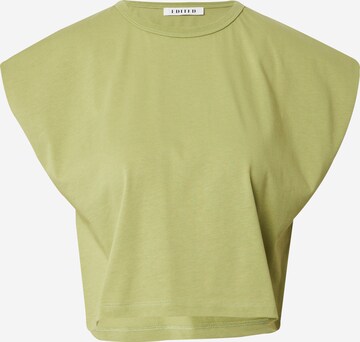 EDITED Тениска 'Xophia' в зелено: отпред