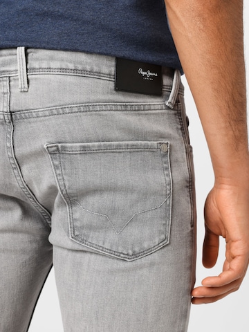 Pepe Jeans - Skinny Calças de ganga 'FINSBURY' em cinzento