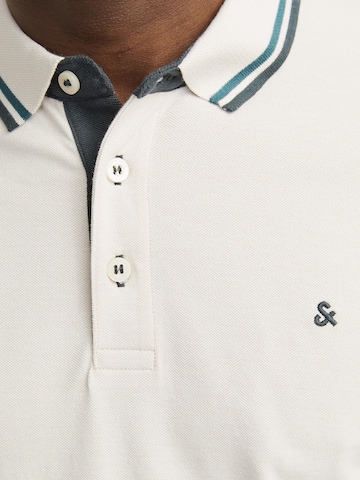 JACK & JONES Poloshirt 'JJPaulos' in Beige