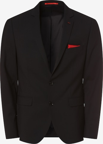 Finshley & Harding London Slim fit Business Blazer ' Brixdon ' in Black: front