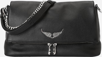 Geantă de umăr 'ROCKY II' de la Zadig & Voltaire pe negru: față