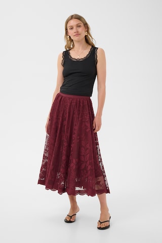 Cream - Falda 'Luanna' en rojo