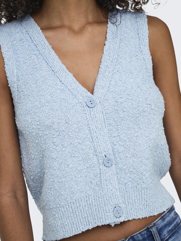 ONLY Strikvest 'ONLALVILDA' i blå