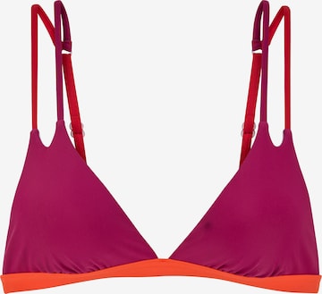 s.Oliver Triangle Bikini top 'Yella' in Purple: front