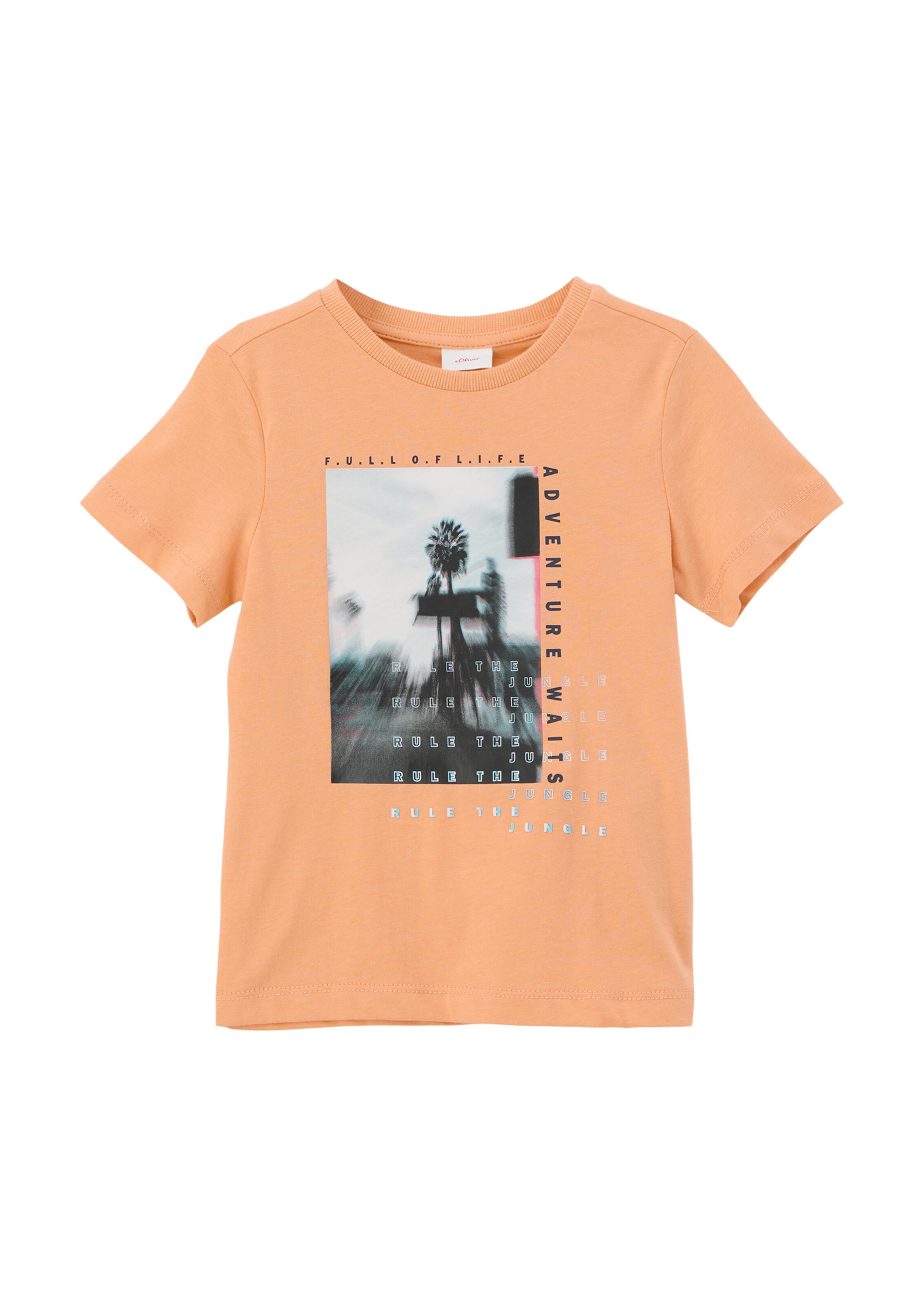 oranžs s.Oliver T-Krekls: no priekšpuses