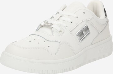 Tommy Jeans Sneaker low 'RETRO BASKET' i hvid: forside
