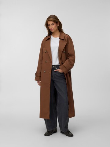VERO MODA - Sobretudo meia-estação 'VMChloe' em castanho