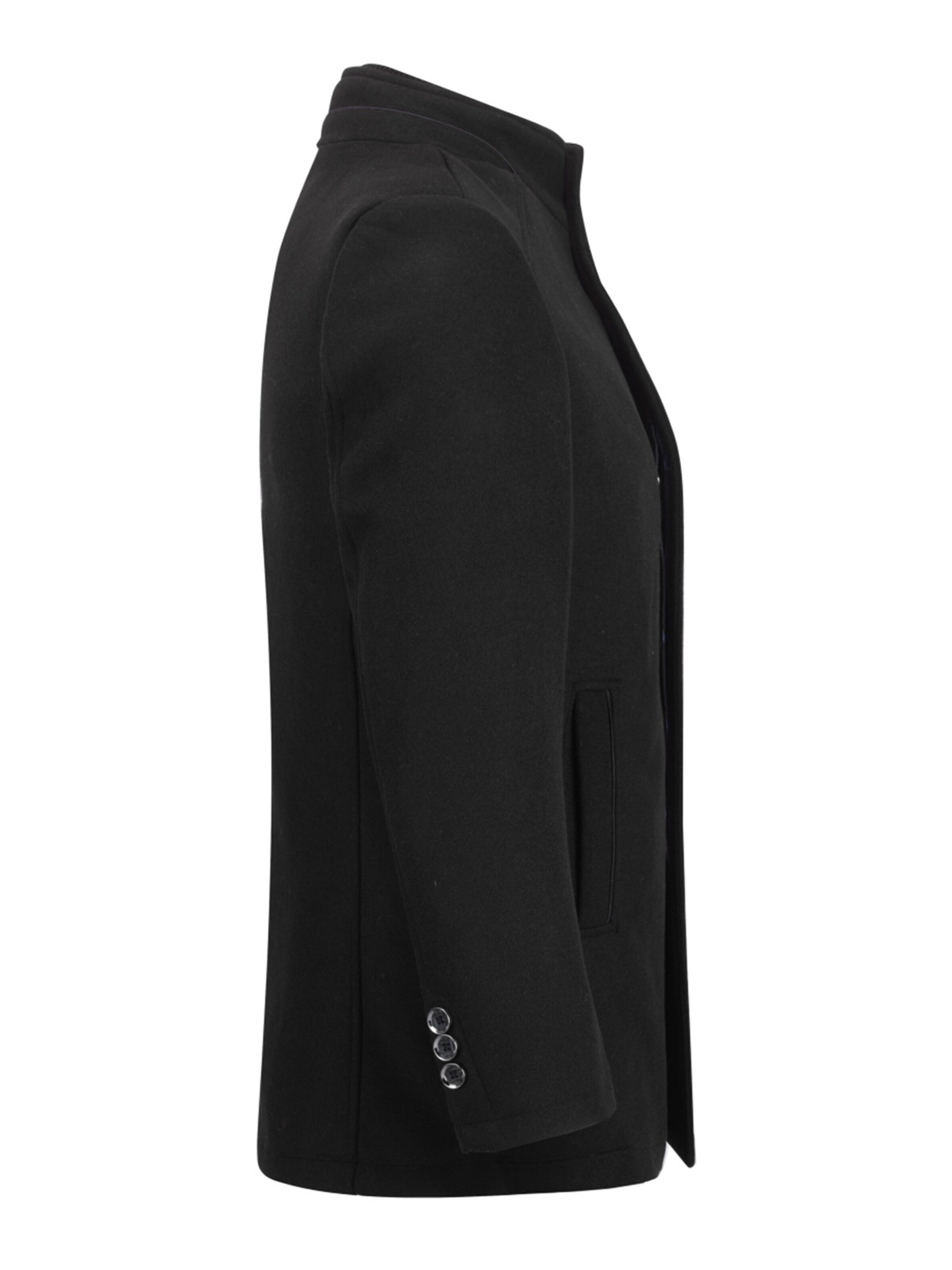 YOUTHUP Winter Coat in Black