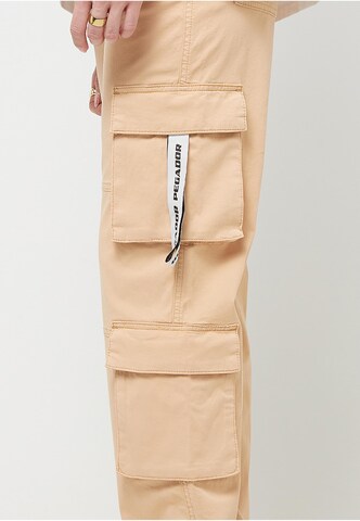 Wide leg Pantaloni cargo 'Tanami' di Pegador in beige