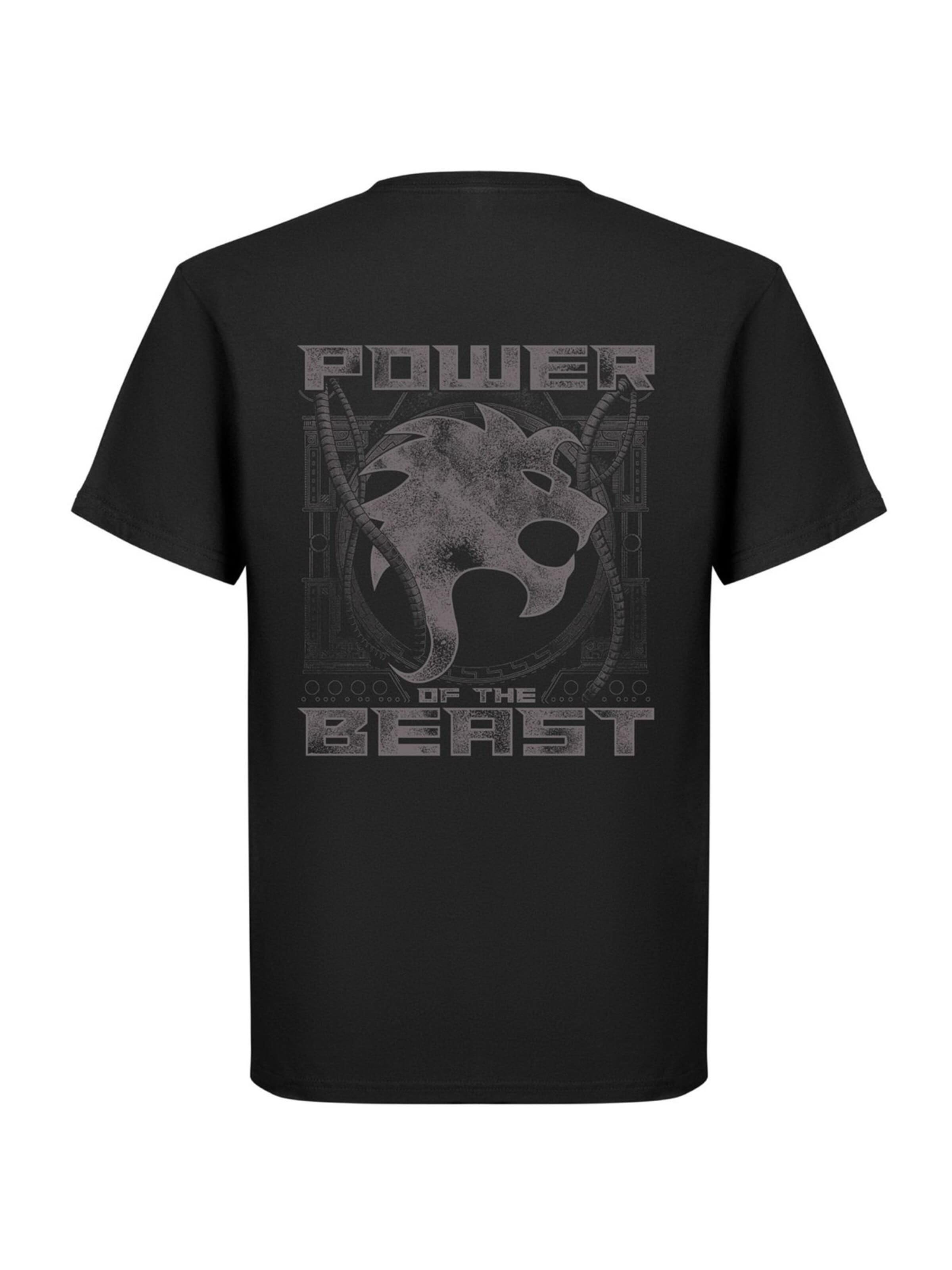 Rockshirts Shirt 'Beast In Black Power Of The Beast' in Zwart