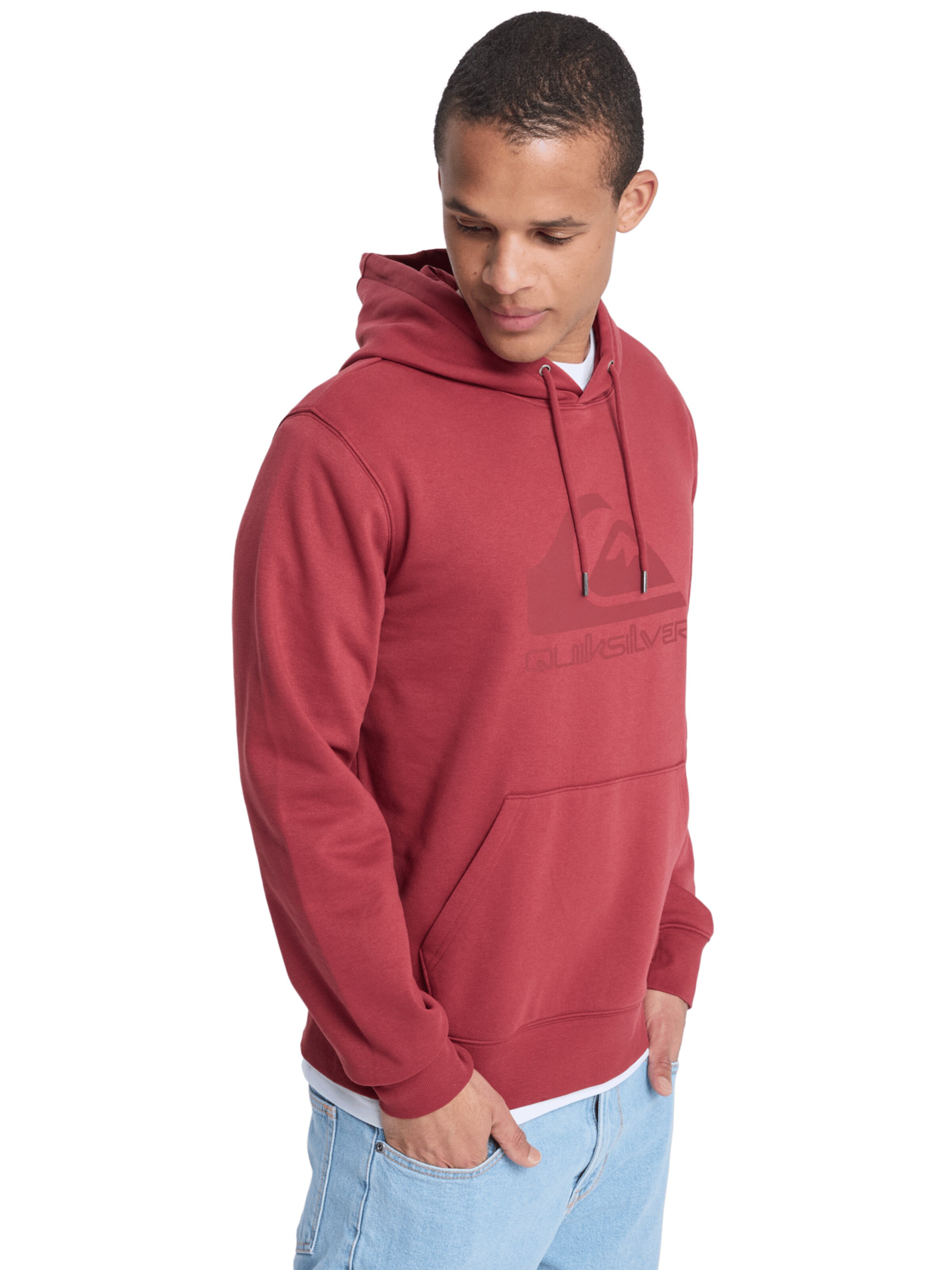 QUIKSILVER Sweatshirt in Rot