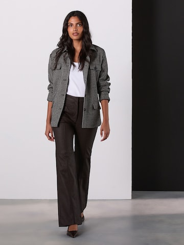 Next Bootcut Hlače na rob | rjava barva