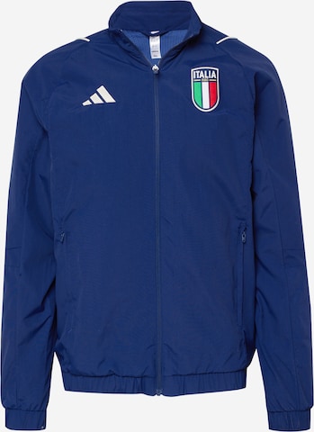 ADIDAS PERFORMANCE - Chaqueta de chándal 'Italy Tiro 23 Presentation' en azul: frente