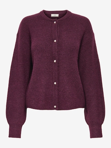 JDY Knit cardigan 'JDYLumi' in Purple: front
