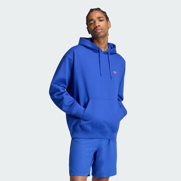 ADIDAS ORIGINALS Sweatshirt 'Trefoil Essentials' in Blue: front