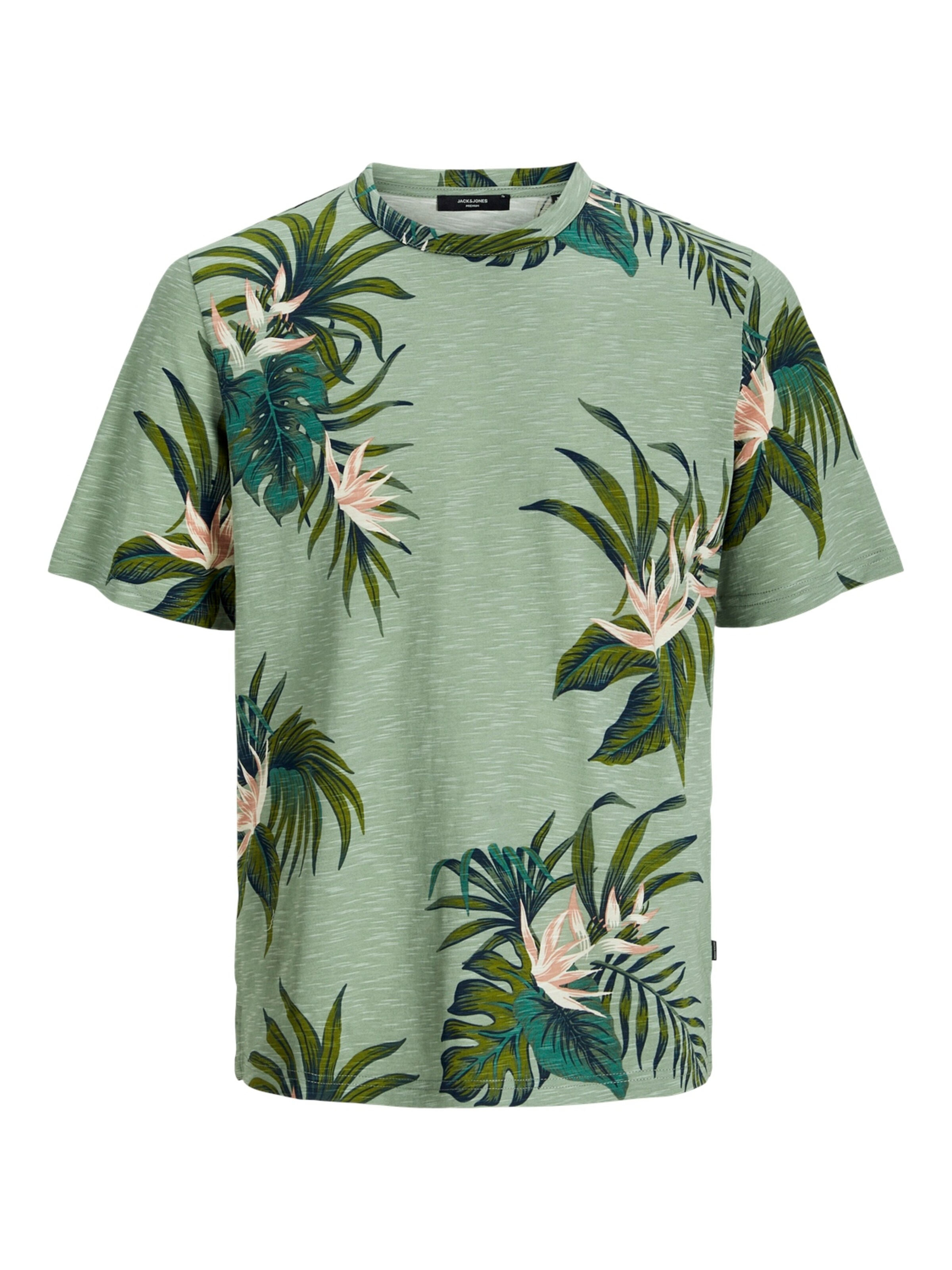 T-Shirt 'JPRBLAPalma' JACK & JONES en vert : devant